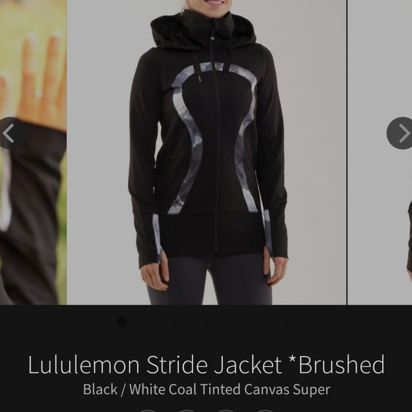 Lululemon Stride Jacket Size 6 Brushed Black - Picture 7 of 9